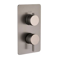 Смеситель Boheme Cell 135-2-GM для ванны и душа скрытый монтаж на 2 потребителя графит