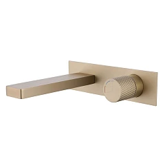 Смеситель ABBER Rund AF8712G для раковины, скрытого монтажа, золото матовое