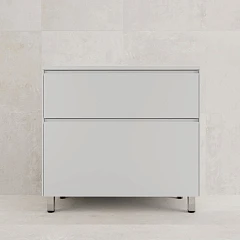 Тумба под раковину Style Line Лима 90 напольная белая матовая