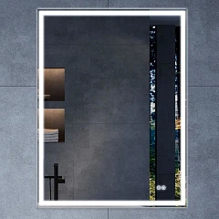 Зеркало Vincea VLM-3VN700-2 70*80 с led-подсветкой и функцией антизапотевания, сенсорный выключатель