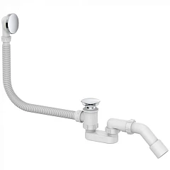 Слив-перелив для ванны Delice DLR000014 автомат click-clack хром