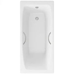 Чугунная ванна Delice Repos 170х70 с ручками (комплект)