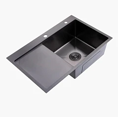 Кухонная мойка Splenka S704.7850.09 78*50 L графит