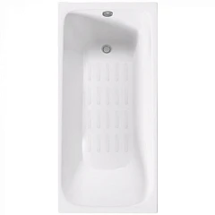 Чугунная ванна Delice Continental Plus 100х70 с антискользящим покрытием