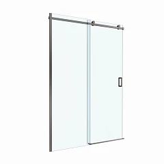 Душевая дверь в нишу BelBagno Soft Close 2 150*200 профиль оружейная сталь без поддона