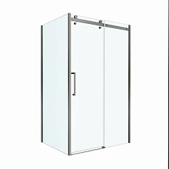Душевой уголок BelBagno MARINO-2-AH-1-110/90-C-GM 110*90*195 профиль оружейная сталь без поддона