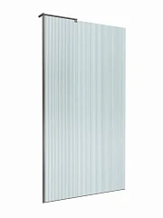 Душевая перегородка BelBagno Walk-in Uno 100*200 стекло рифленое профиль оружейная сталь без поддона
