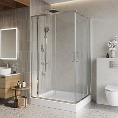 Душевой уголок BelBagno LUCE-AH-22-105/100-C-Cr 105*100*195 без поддона