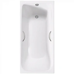 Чугунная ванна Delice Continental Plus 170х75 с ручками (комплект)