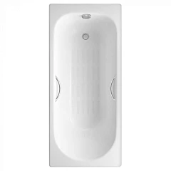 Чугунная ванна Delice Grace 170х70 с ручками (комплект)