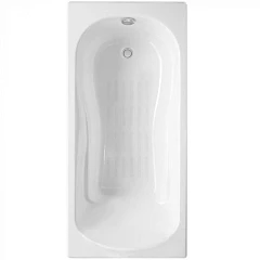 Чугунная ванна Delice Haiti Luxe 160х80 с антискользящим покрытием (комплект)
