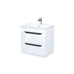 Тумба с раковиной Iddis Ray 60 подвесная 2 ящика