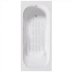 Чугунная ванна Delice Malibu 140х75 с антискользящим покрытием (комплект)