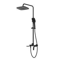 Душевая стойка Grossman Меркури/Mercury 500.K35.10.210 с изливом черный матовый