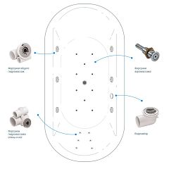 Гидромассажная система Spa-1 flat