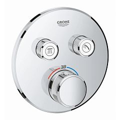 Внешняя часть для термостата Grohe Grohtherm SmartControl 29119000 для ванны и душа хром