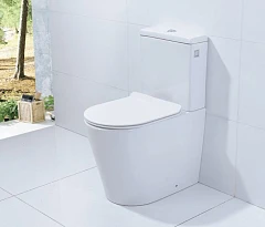 Унитаз-компакт Orans Ceramic WM9908 36,8*61 безободковый с крышкой-сиденьем микролифт Slim