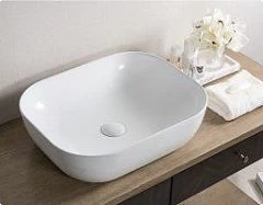 Накладная раковина BelBagno BB1302 50*40 белая