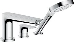 Смеситель на борт ванны Hansgrohe Talis E 71731000 на 3 отверстия скрытый монтаж