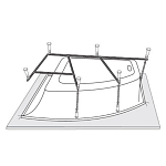 Каркас к ванне VagnerPlast Avona 150*90 (приобретается в комплекте с ванной)