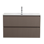 Тумба под раковину BelBagno Uno-Mini 100 бежевая матовая