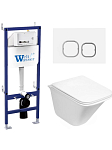 Комплект инсталляции WeltWasser Bamberg 460 унитаз Rotbach 004 GL-WT клавиша смыва Bamberg WT белая Комплект инсталляции WeltWasser Bamberg 460 унитаз Rotbach 004 GL-WT клавиша смыва Bamberg WT белая