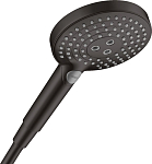 Душевая лейка Hansgrohe Raindance Select S 120 26530670 3 режима черная матовая Душевая лейка Hansgrohe Raindance Select S 120 26530670 3 режима черная матовая