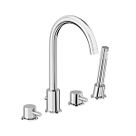 Смеситель на борт ванны Damixa Scandinavian Pure 360400000 на 4 отверстия