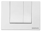 Клавиша смыва Berges Novum S4 Soft Touch белая матовая Клавиша смыва Berges Novum S4 Soft Touch белая матовая