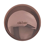 Накладка на слив для раковины ABBER AC0014RG розовое золото, керамика Накладка на слив для раковины ABBER AC0014RG розовое золото, керамика