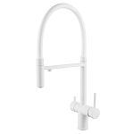 Смеситель Shevanik для кухни с подключением фильтра S178C белый