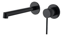 Смеситель Vincea Rim VBFW-2RM1MB для раковины скрытый монтаж черный матовый