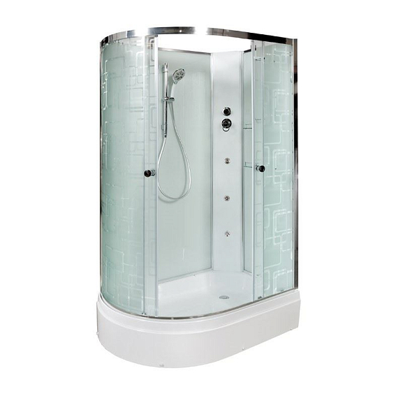Душевая кабина AvaCan EM3012 120х90х210 R N с гидромассажем без крыши