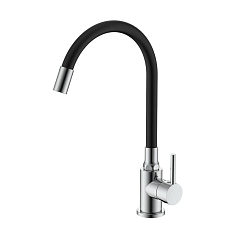 Смеситель Splenka S201.4406 для кухни с гибким изливом хром