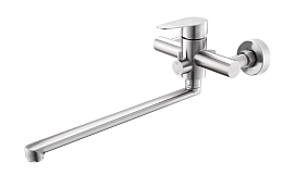 Смеситель Olive’s Olisan Steel ST1221 универсальный нержавеющая сталь