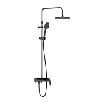 Душевая стойка Damixa Jupiter 977780300 с полочкой черная матовая Душевая стойка Damixa Jupiter 977780300 с полочкой черная матовая