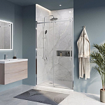 Душевая дверь в нишу BelBagno Marino 110*195 L/R профиль хром без поддона