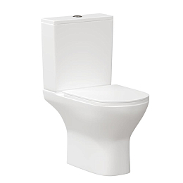 Унитаз-компакт Triton-Pro Astro AO-2345 38,5*61 безободковый с крышкой-сиденьем микролифт