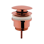 Донный клапан для раковины Vitra Origin A4514926 push-open 1 1/4" с переливом медный Донный клапан для раковины Vitra Origin A4514926 push-open 1 1/4" с переливом медный
