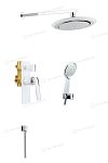 Душевой комплект Timo Helmi SX-4069/00-16SM (412) chrome/white Душевой комплект Timo Helmi SX-4069/00-16SM (412) chrome/white