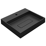 Накладная раковина Uperwood Tanos Quartz 50*42,5 черная Накладная раковина Uperwood Tanos Quartz 50*42,5 черная