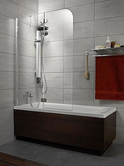 Шторка на ванну Radaway Torrenta PND 101*150 L графитовое стекло