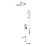 Душевой комплект Raglo R30.27 с изливом скрытый монтаж хром Душевой комплект Raglo R30.27 с изливом скрытый монтаж хром