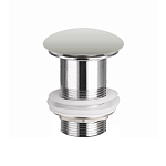 Донный клапан для раковины Ceramicanova CN2000MSG click-clack без перелива серый матовый Донный клапан для раковины Ceramicanova CN2000MSG click-clack без перелива серый матовый