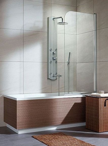 Шторка на ванну Radaway Eos PNJ 70*152 R прозрачное стекло
