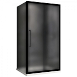 Душевой уголок ABBER Schwarzer Diamant AG30100BMH-S90BM 100*90*195 L/R без поддона