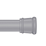 Карниз для ванны Iddis Elegante SRC0120i14 110-200 серый матовый Карниз для ванны Iddis Elegante SRC0120i14 110-200 серый матовый
