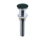 Донный клапан для раковины Bronze DE Luxe 1001G click-clack без перелива зеленый Донный клапан для раковины Bronze DE Luxe 1001G click-clack без перелива зеленый