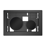 Клавиша смыва Tece Loop Modular черная матовая без лицевой панели Клавиша смыва Tece Loop Modular черная матовая без лицевой панели