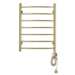 Электрический полотенцесушитель Domoterm Калипсо П7 50*70 R с ТЭНом золото